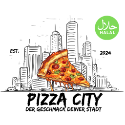 Pizza City Göttingen logo.